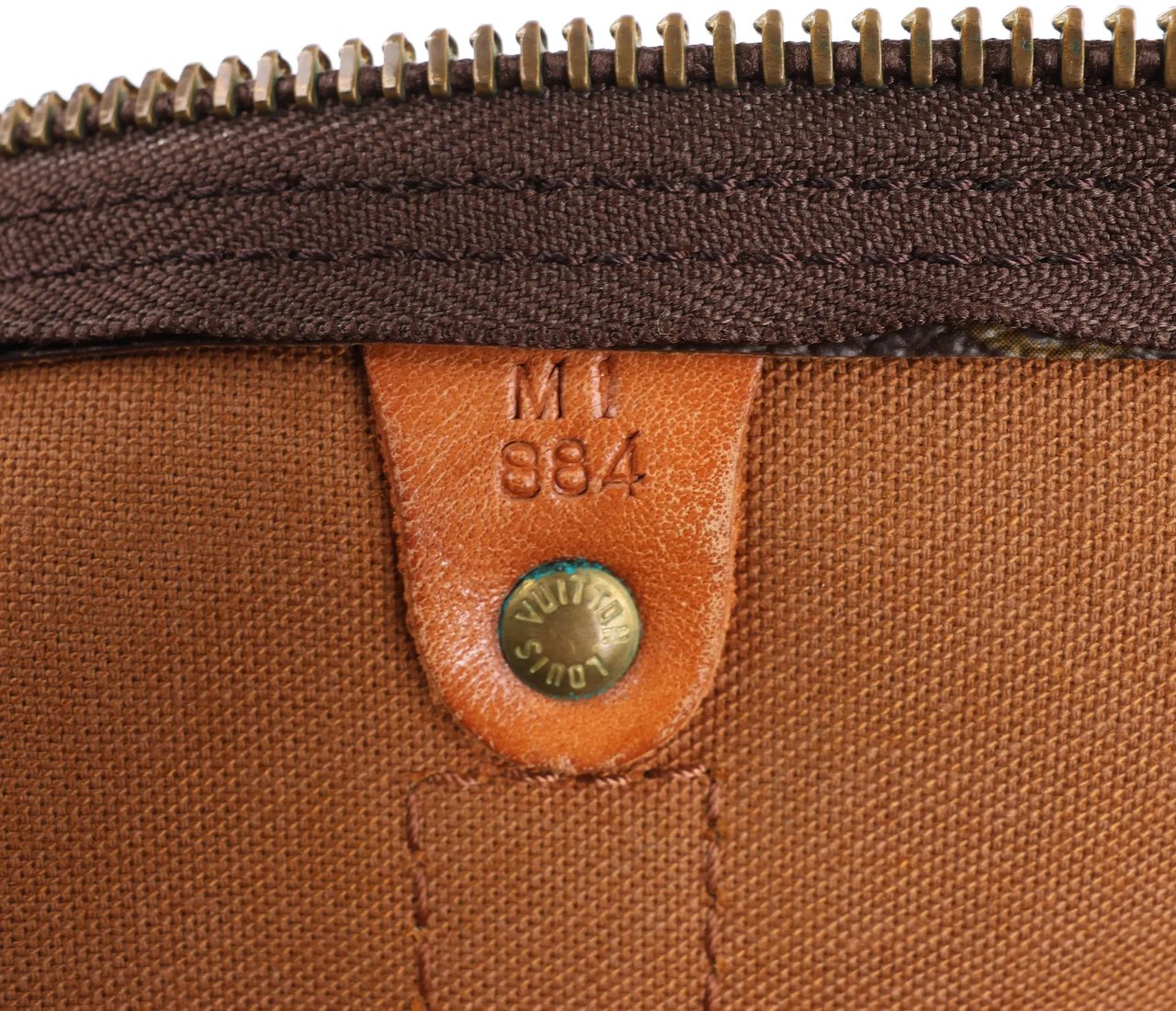 Louis Vuitton Louis Vuitton Monogram Canvas Keepall 55 Travel Bag M41424 Bruin