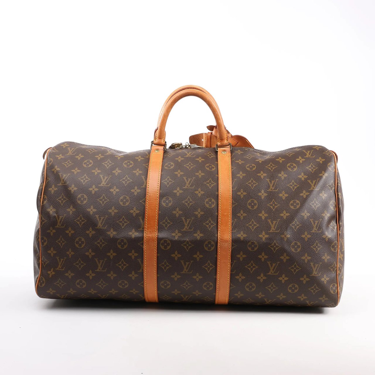 Louis Vuitton Louis Vuitton Monogram Canvas Keepall 55 Travel Bag M41424 Bruin