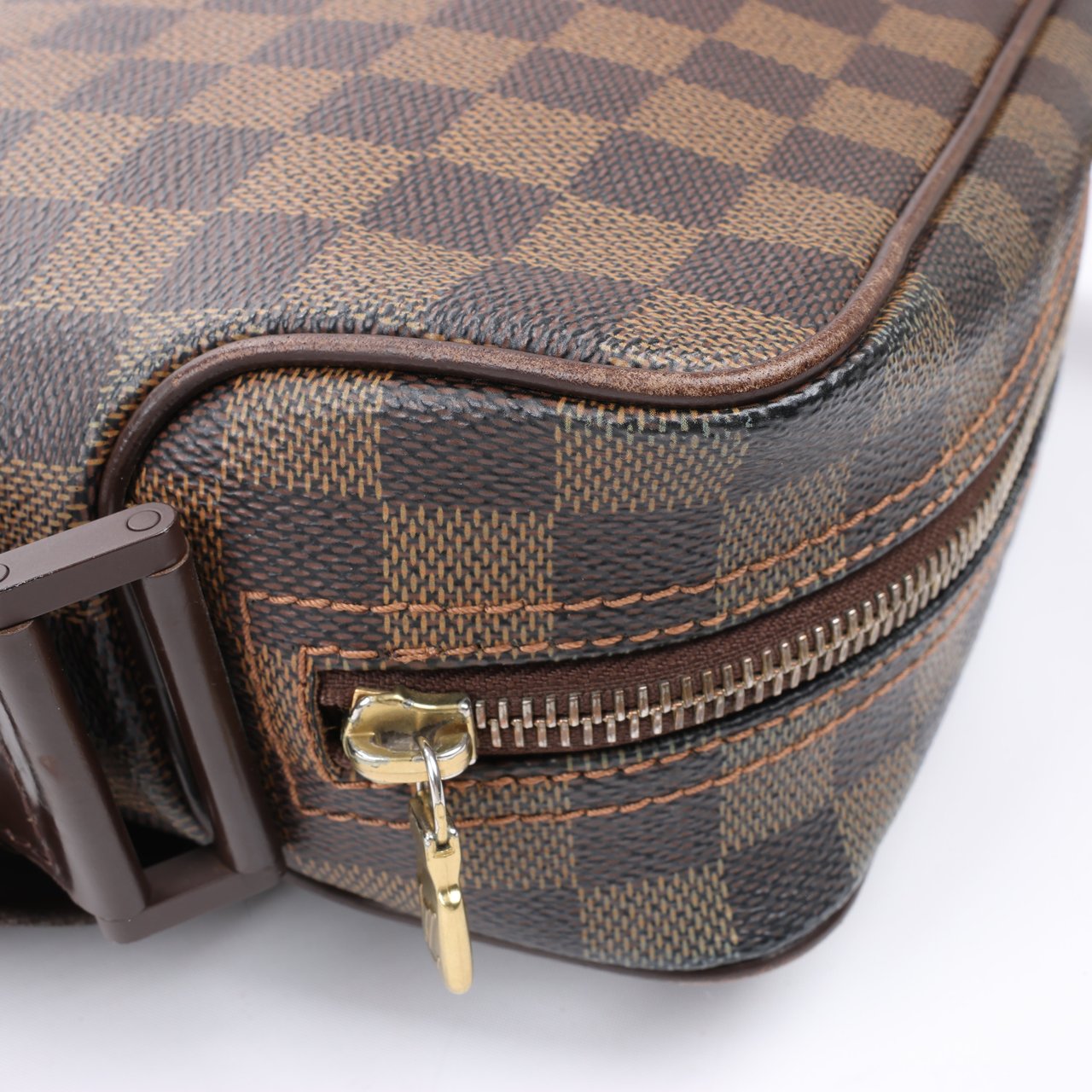 Louis Vuitton Louis Vuitton Damier Ebene Olav PM Crossbody Bag N41442 Bruin