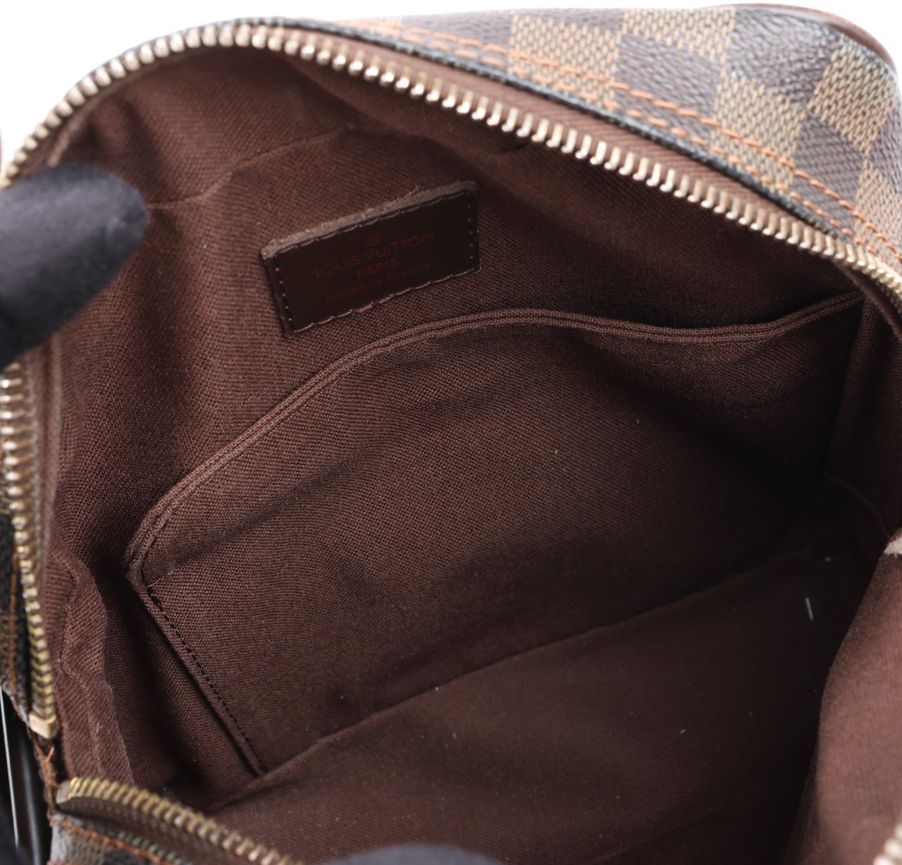 Louis Vuitton Louis Vuitton Damier Ebene Olav PM Crossbody Bag N41442 Bruin