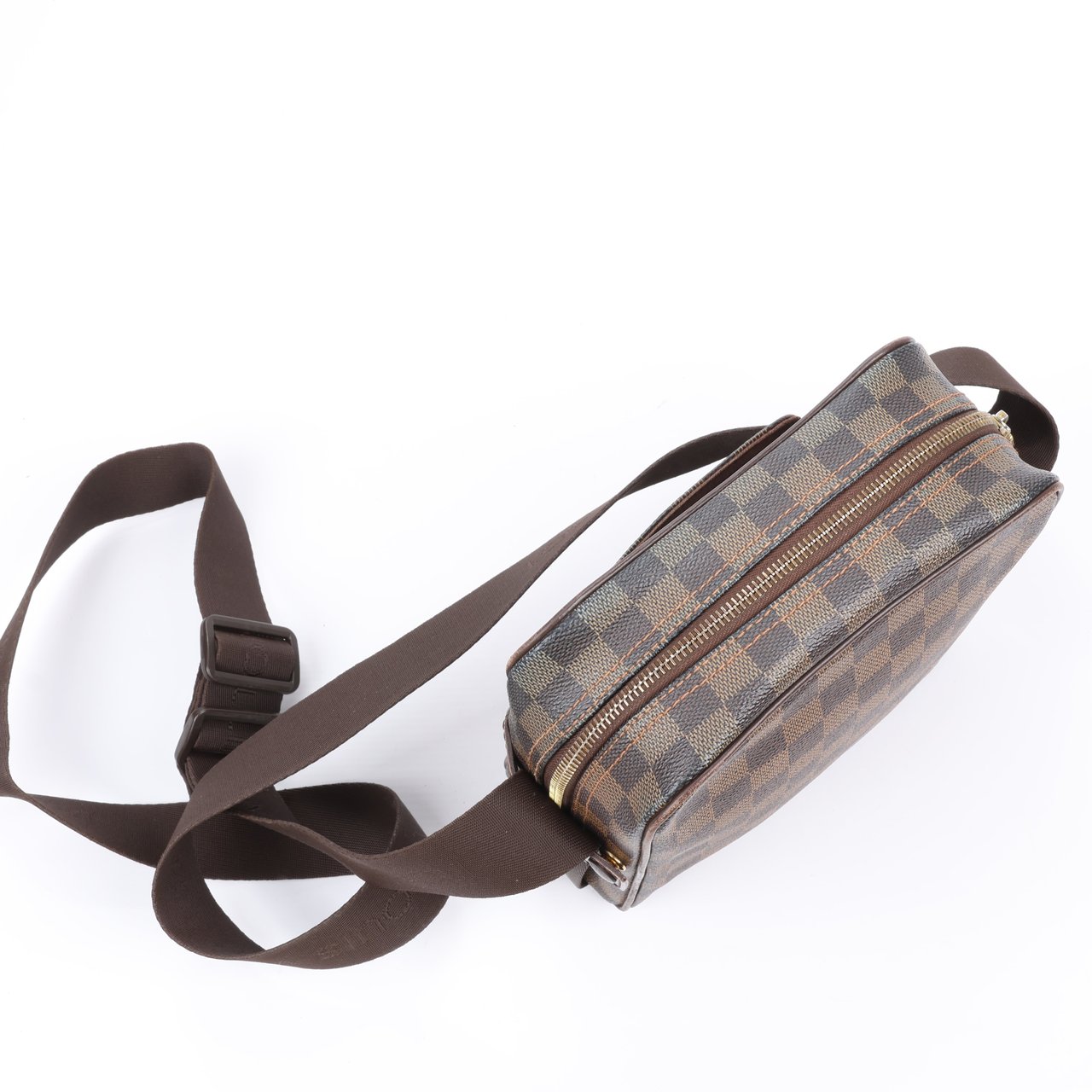 Louis Vuitton Louis Vuitton Damier Ebene Olav PM Crossbody Bag N41442 Bruin