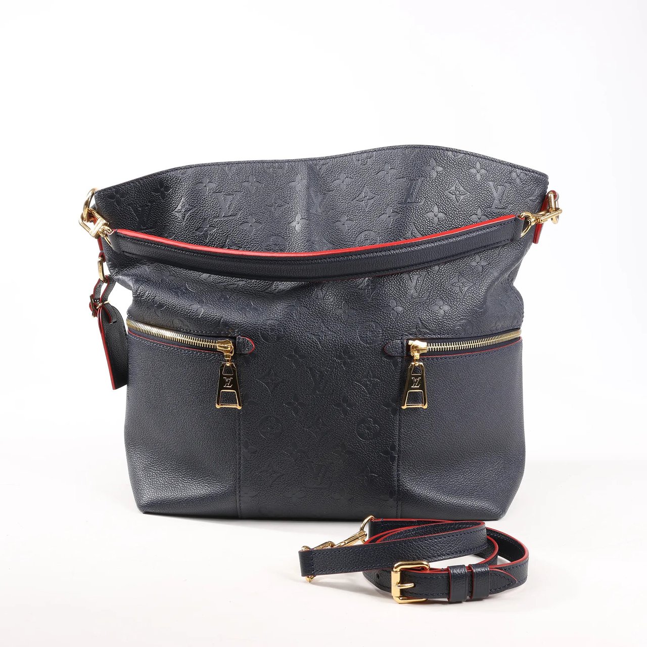 Louis Vuitton Louis Vuitton Monogram Empreinte Melie in Navy Blue M44012 Navy