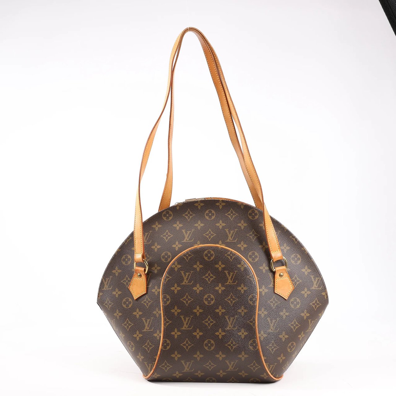 Louis Vuitton Louis Vuitton Monogram Canvas Ellipse Shoulder Bag in Brown M51128 Bruin