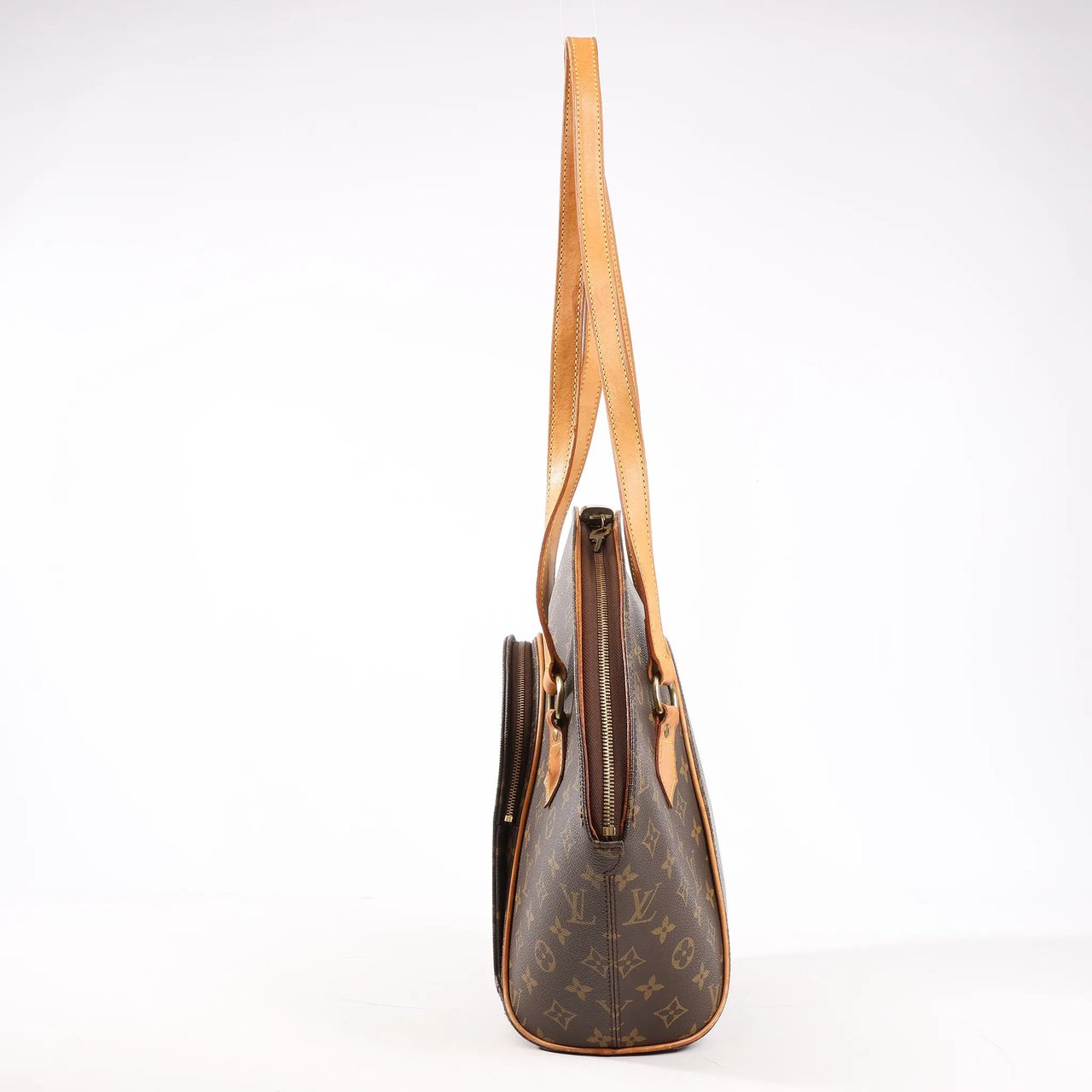 Louis Vuitton Louis Vuitton Monogram Canvas Ellipse Shoulder Bag in Brown M51128 Bruin