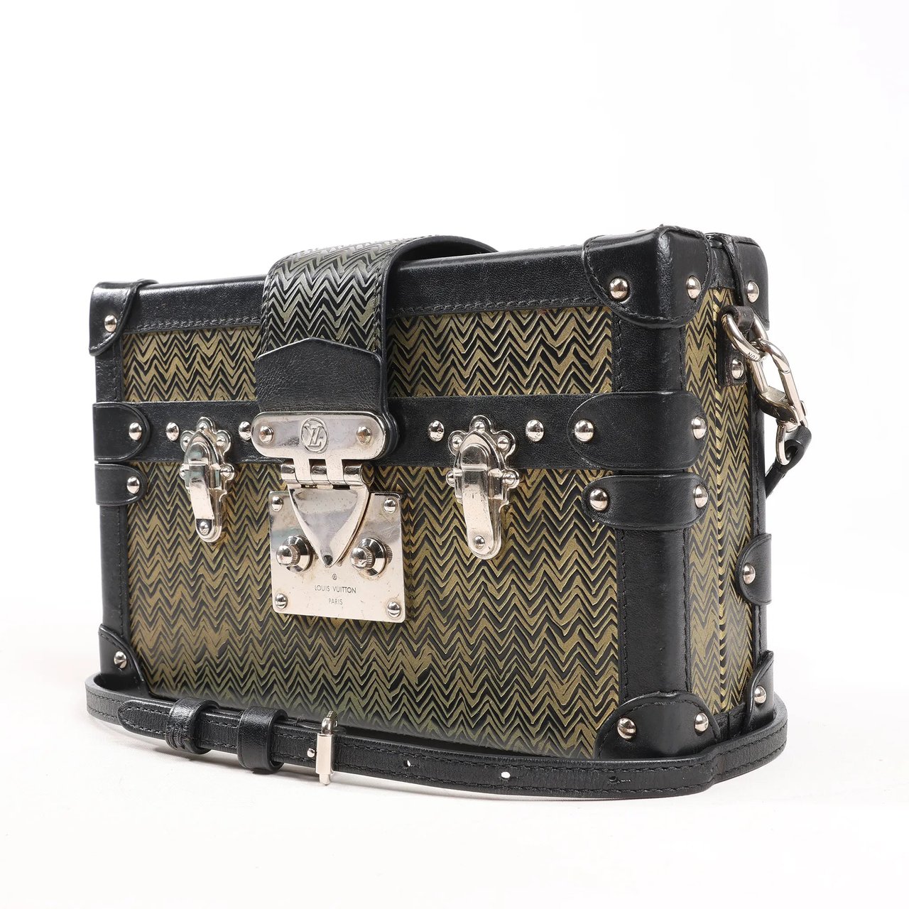 Louis Vuitton Louis Vuitton Petite Mull Epi Leather Shoulder Bag in Gold x Black M51928 Divers