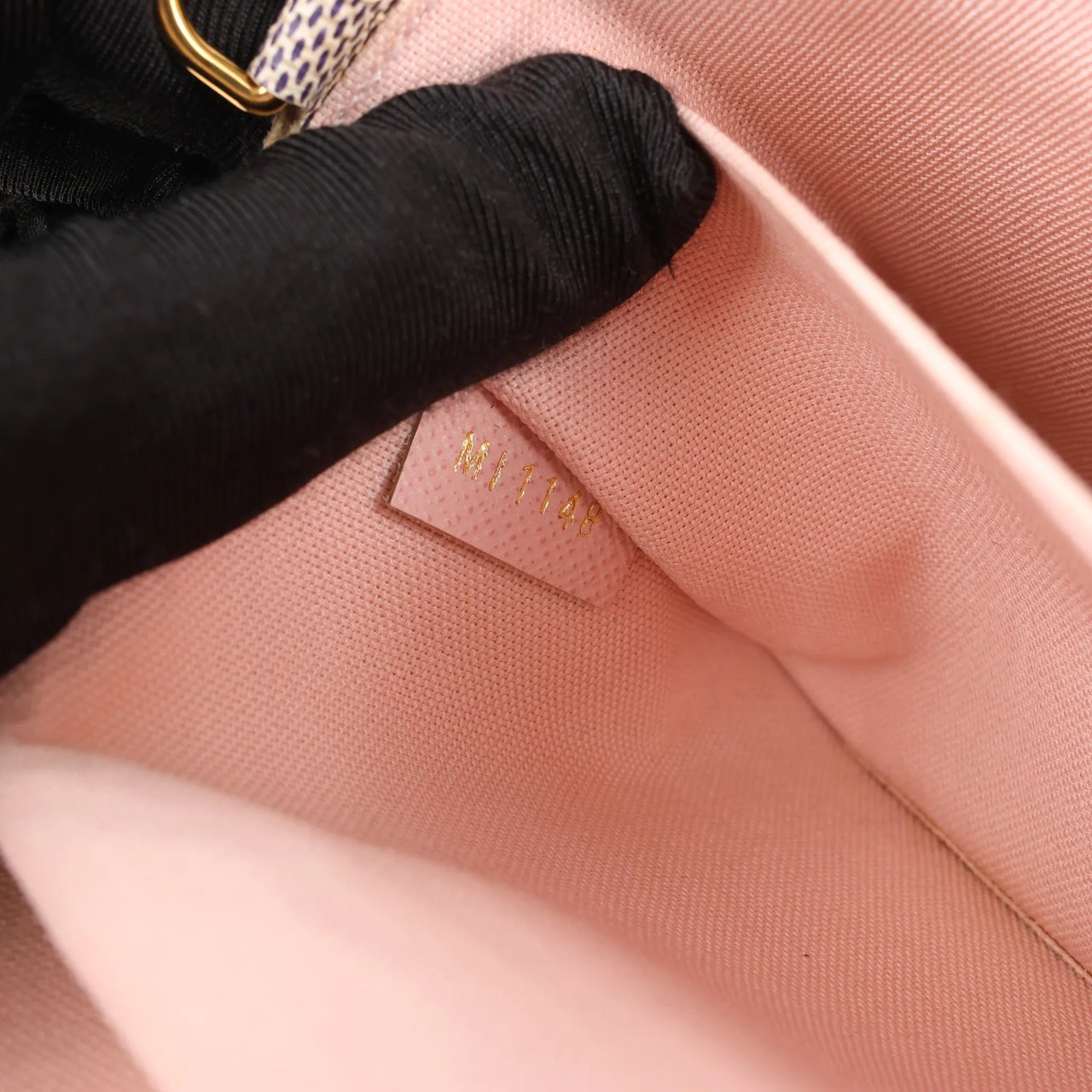 Louis Vuitton Louis Vuitton Damier Azur Pochette Pochette Félicie Crossbody Bag in Beige N63106 Beige