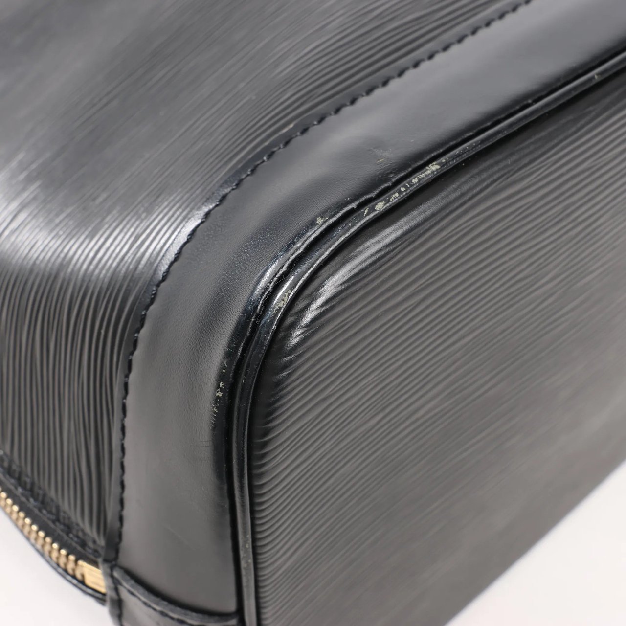 Louis Vuitton Louis Vuitton Epi Leather Alma PM Handbag in Black M52142 Zwart