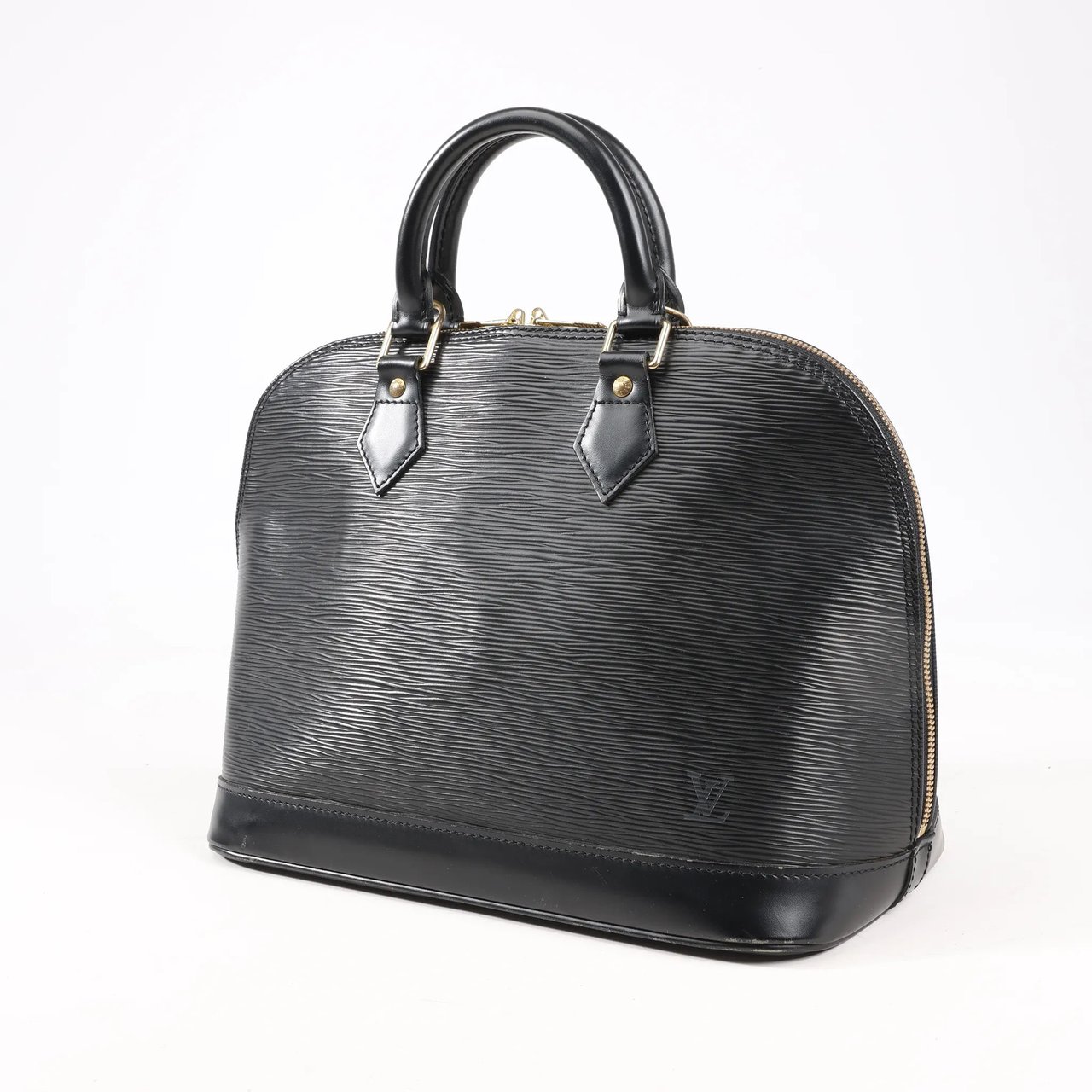 Louis Vuitton Louis Vuitton Epi Leather Alma PM Handbag in Black M52142 Zwart