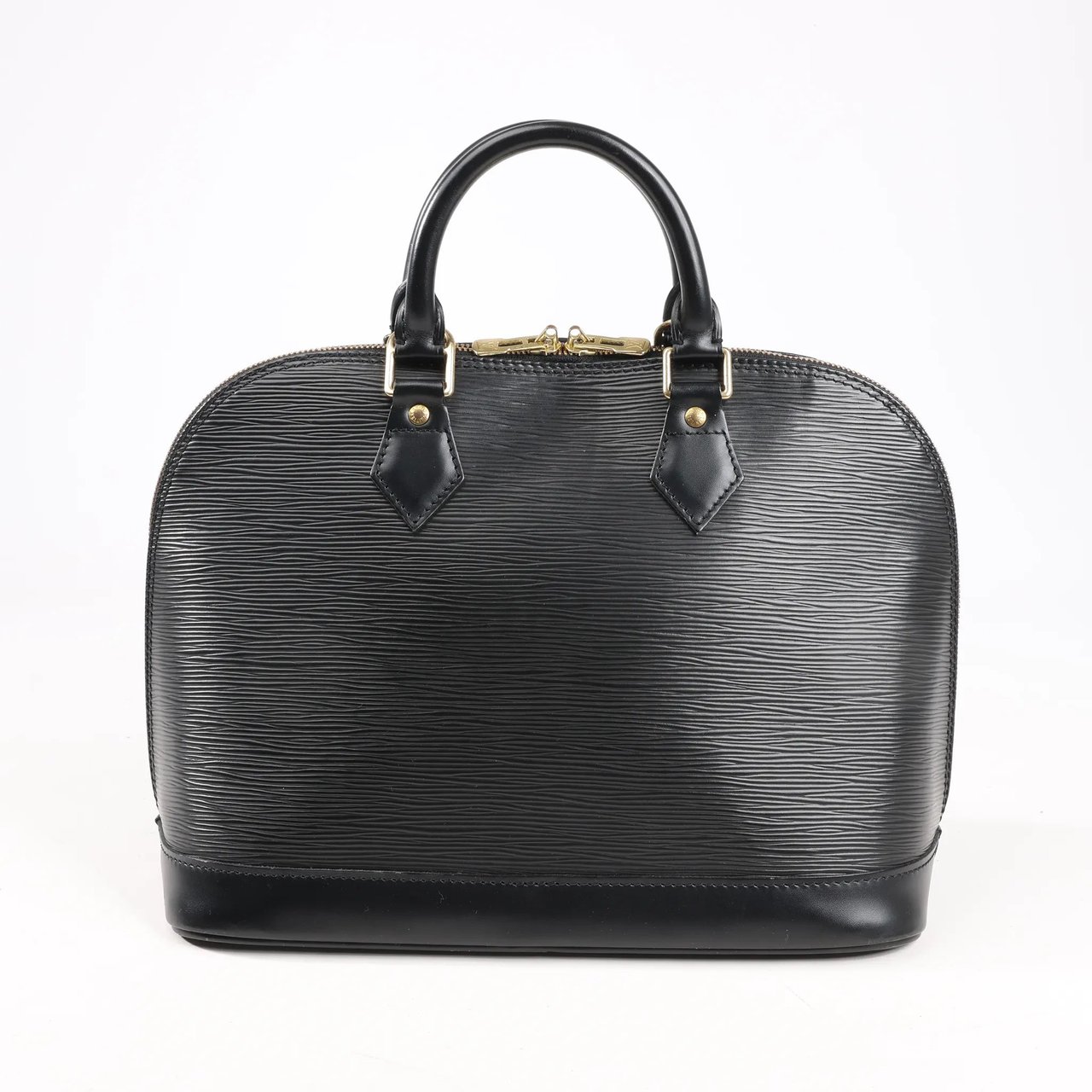 Louis Vuitton Louis Vuitton Epi Leather Alma PM Handbag in Black M52142 Zwart