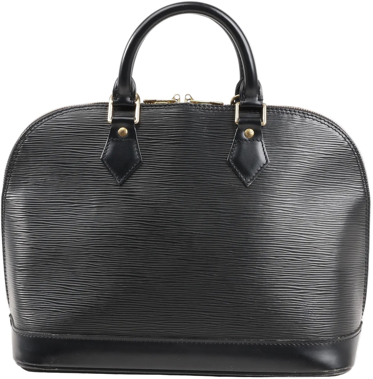 Louis Vuitton Louis Vuitton Epi Leather Alma PM Handbag in Black M52142 Zwart