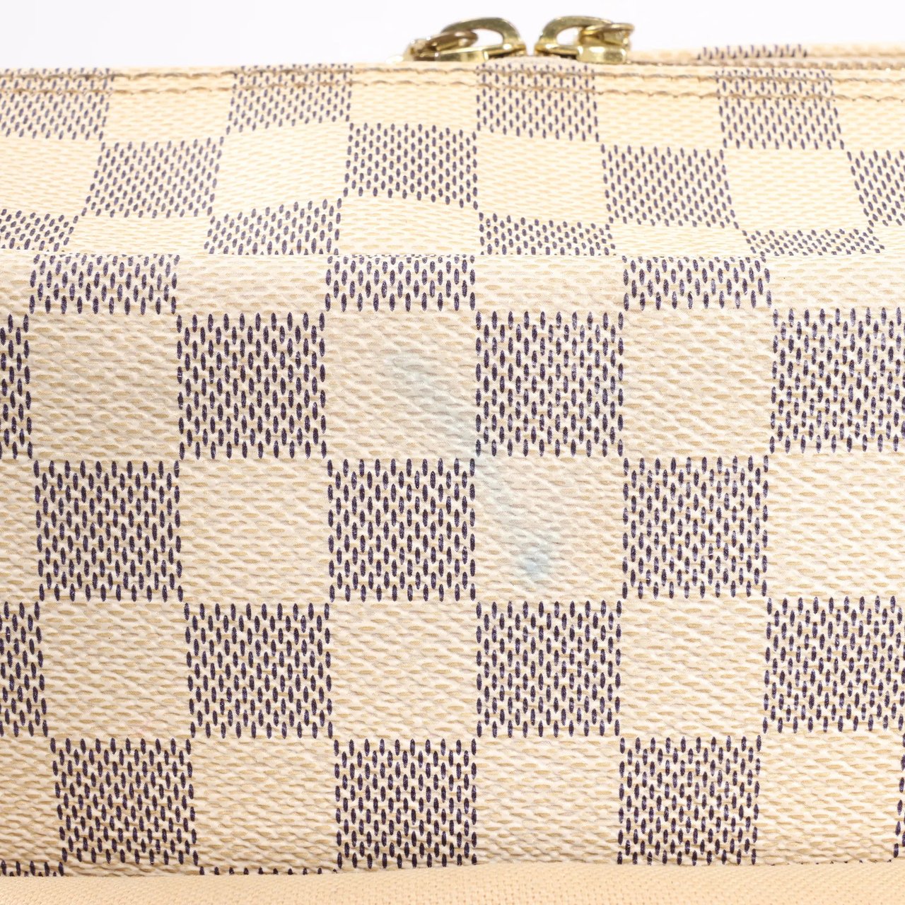 Louis Vuitton Louis Vuitton Damier Azur Naviglio Shoulder Bag in Beige N51189 Beige