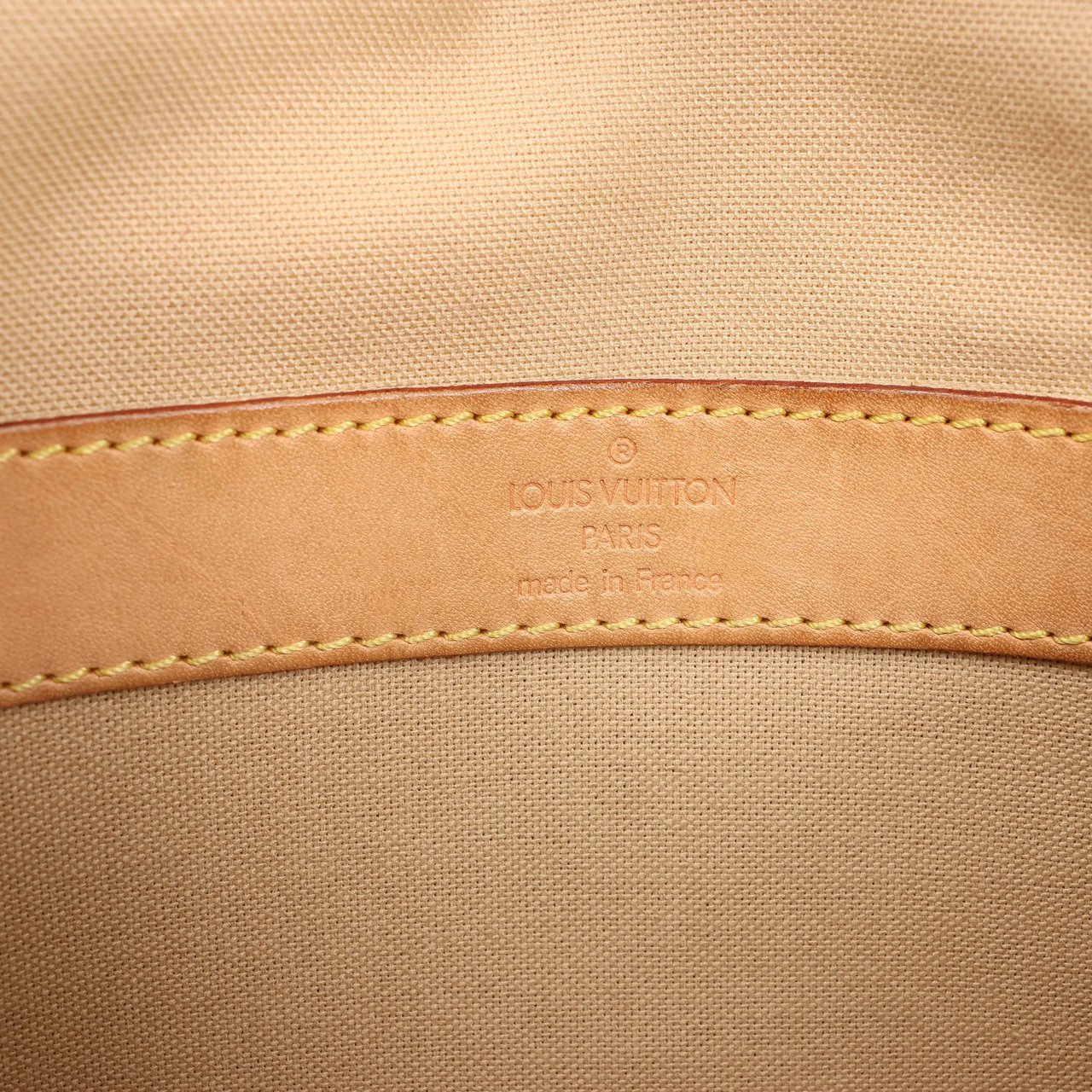 Louis Vuitton Louis Vuitton Damier Azur Naviglio Shoulder Bag in Beige N51189 Beige