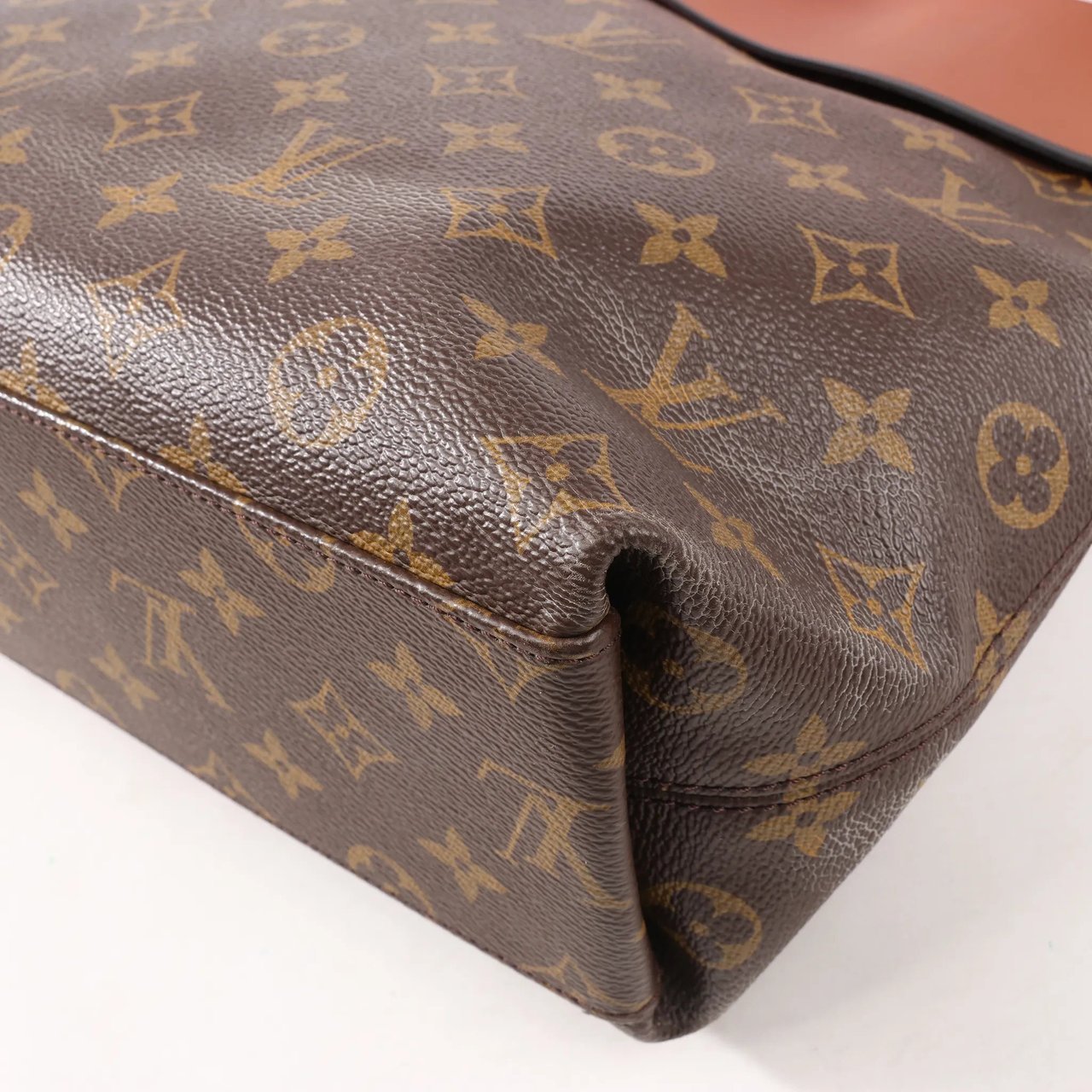 Louis Vuitton Louis Vuitton Monogram Tuileries Besace 2Way Handbag in Brown x Red M43157 Divers