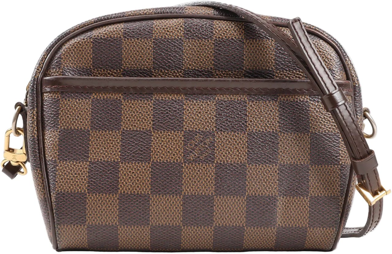 Louis Vuitton Louis Vuitton Damier Ebene Ipanema Pochette Crossbody Bag in Brown N51296 Bruin