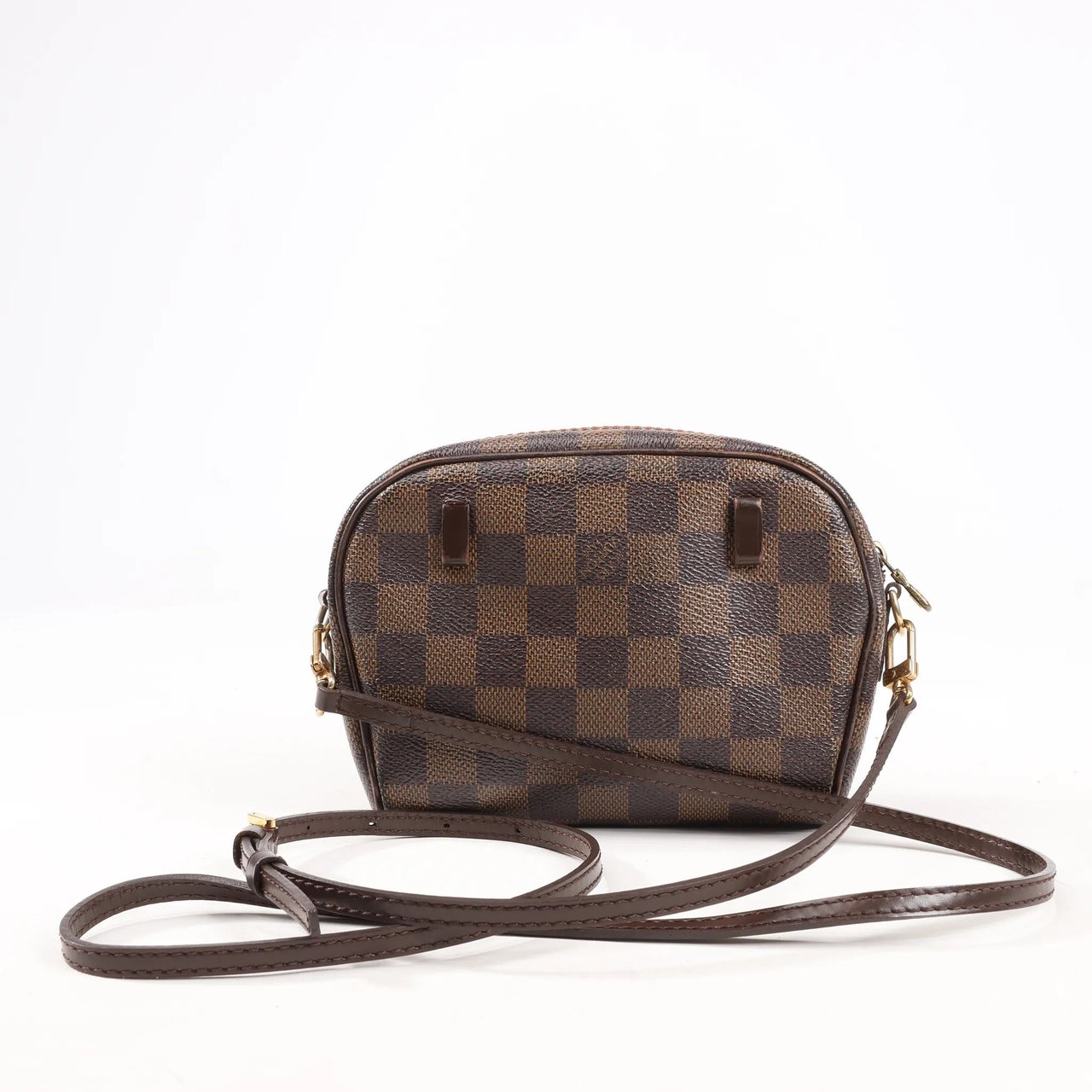 Louis Vuitton Louis Vuitton Damier Ebene Ipanema Pochette Crossbody Bag in Brown N51296 Bruin