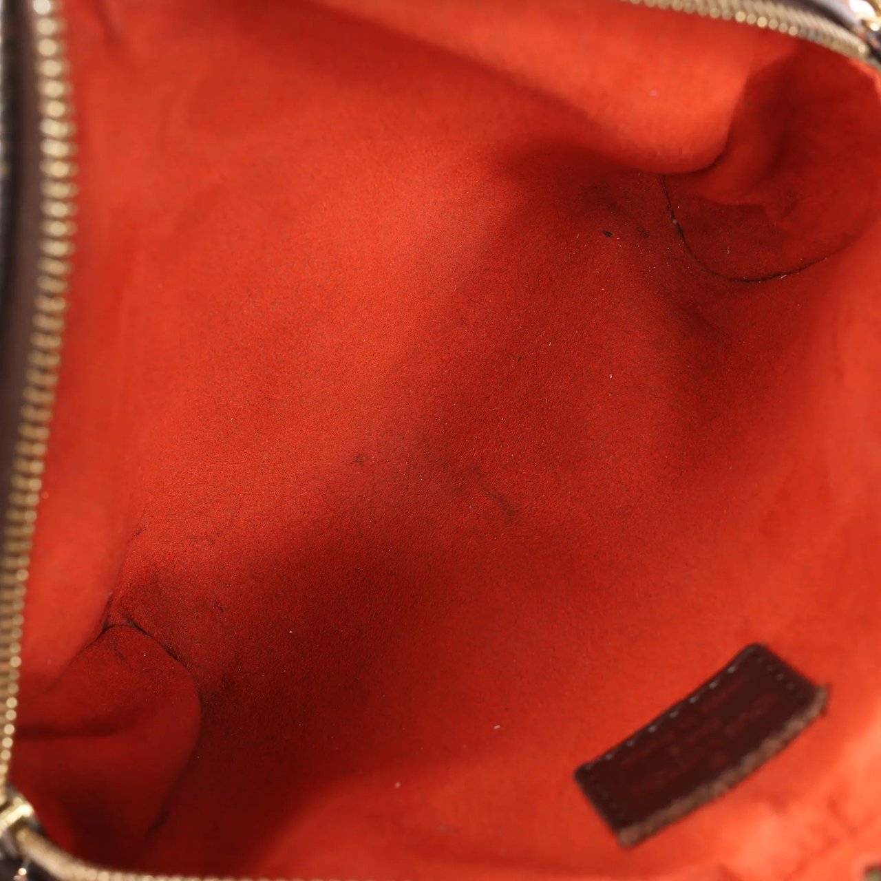 Louis Vuitton Louis Vuitton Damier Ebene Ipanema Pochette Crossbody Bag in Brown N51296 Bruin