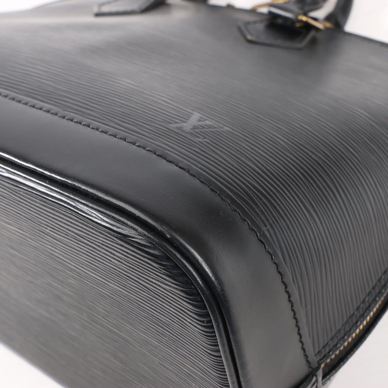 Louis Vuitton Louis Vuitton Epi Leather Alma PM Handbag in Black M52142 Zwart