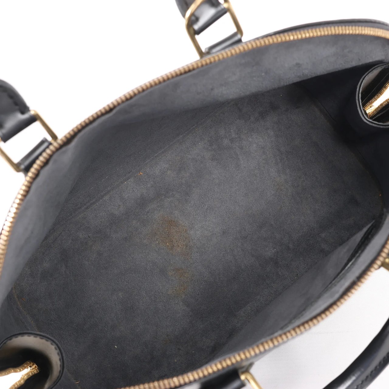 Louis Vuitton Louis Vuitton Epi Leather Alma PM Handbag in Black M52142 Zwart