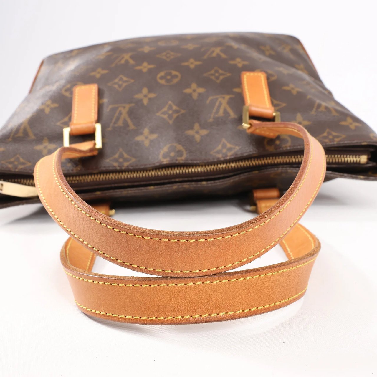 Louis Vuitton Louis Vuitton Monogram Cabas Piano Shoulder Bag in Brown M51148 Bruin