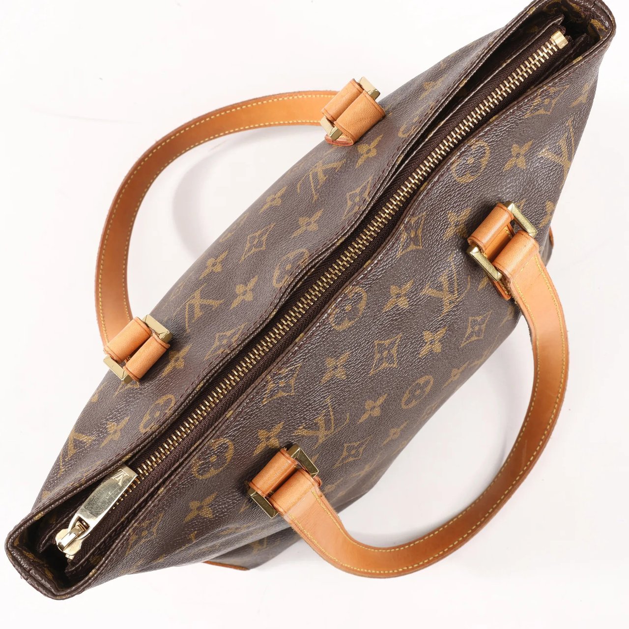Louis Vuitton Louis Vuitton Monogram Cabas Piano Shoulder Bag in Brown M51148 Bruin