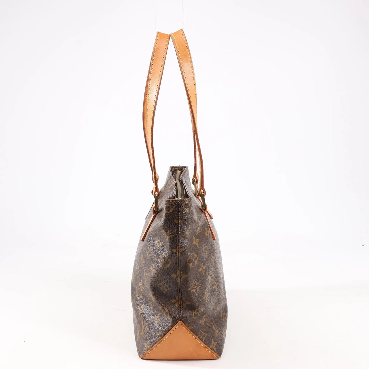 Louis Vuitton Louis Vuitton Monogram Cabas Piano Shoulder Bag in Brown M51148 Bruin