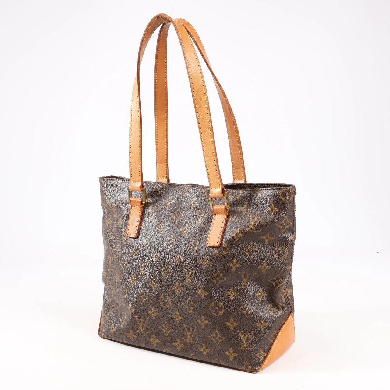 Louis Vuitton Louis Vuitton Monogram Cabas Piano Shoulder Bag in Brown M51148 Bruin