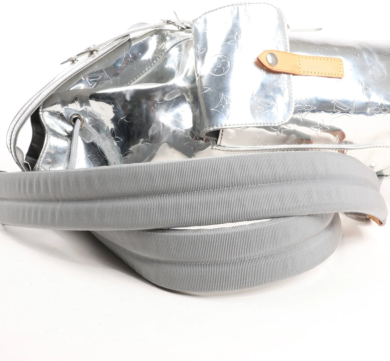 Louis Vuitton Louis Vuitton Monogram Mirror Christopher PM Backpack in Silver M58756 Zilver