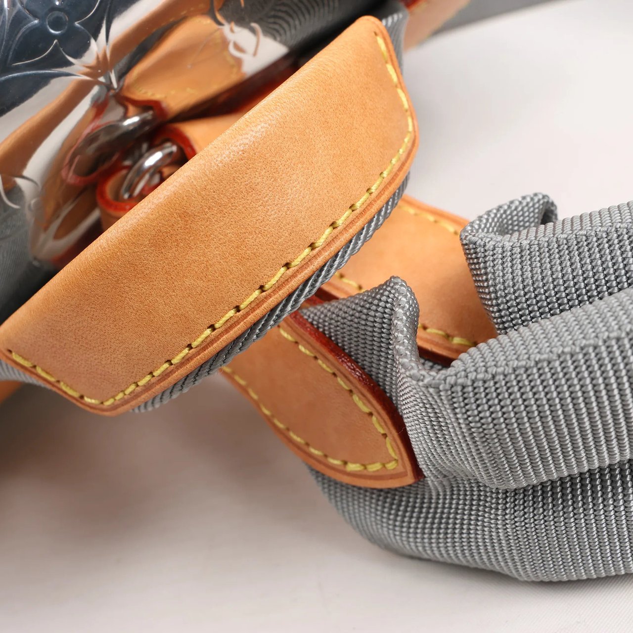 Louis Vuitton Louis Vuitton Monogram Mirror Christopher PM Backpack in Silver M58756 Zilver