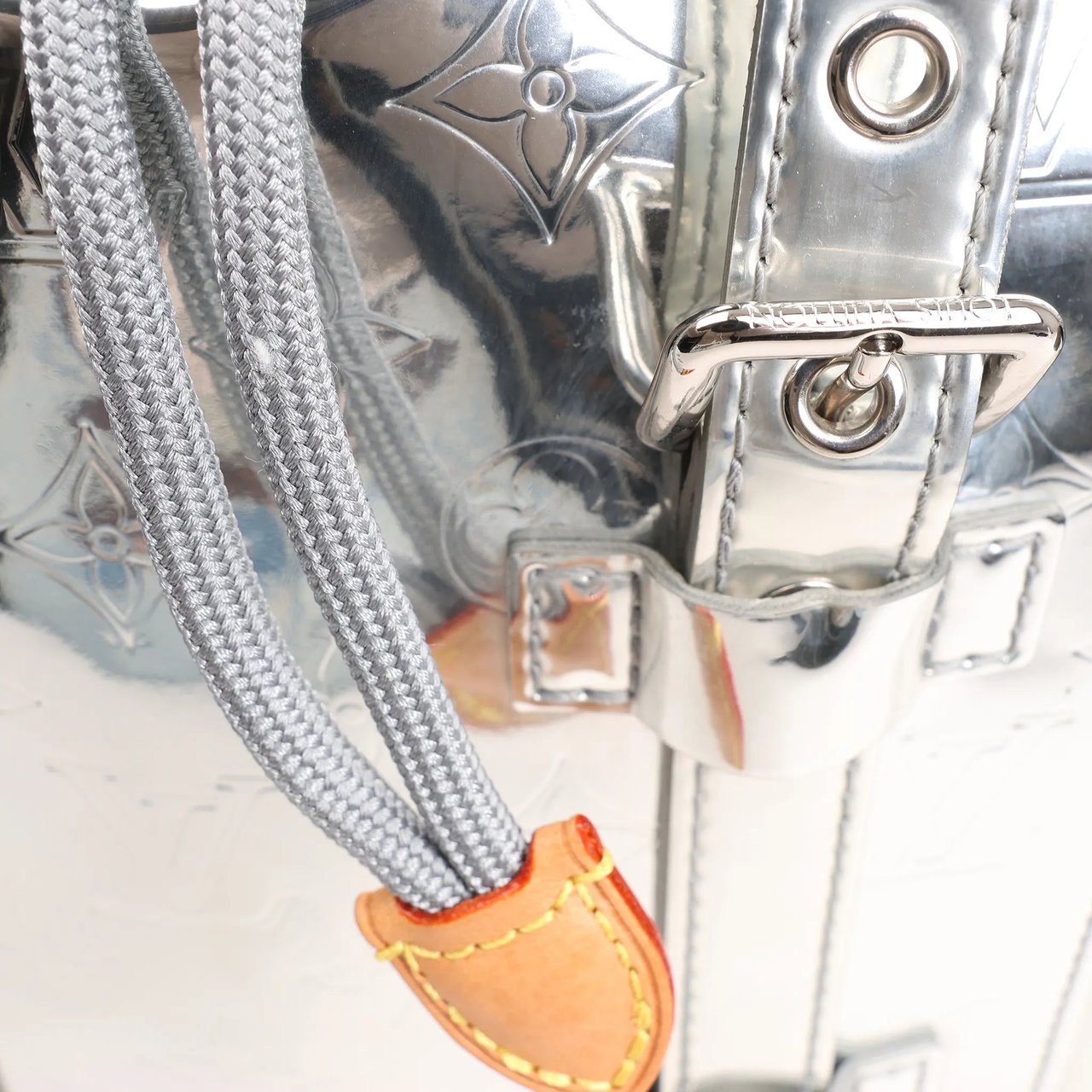 Louis Vuitton Louis Vuitton Monogram Mirror Christopher PM Backpack in Silver M58756 Zilver