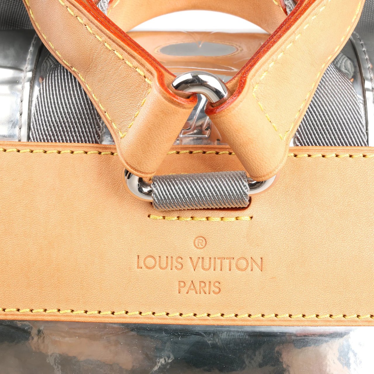 Louis Vuitton Louis Vuitton Monogram Mirror Christopher PM Backpack in Silver M58756 Zilver