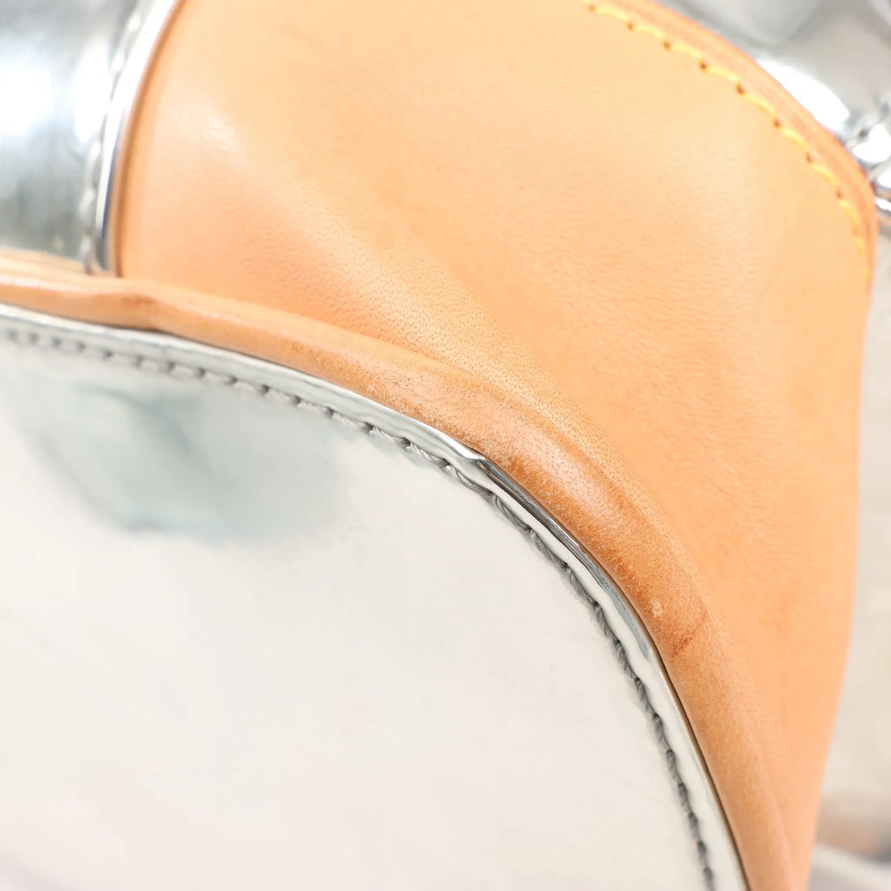 Louis Vuitton Louis Vuitton Monogram Mirror Christopher PM Backpack in Silver M58756 Zilver