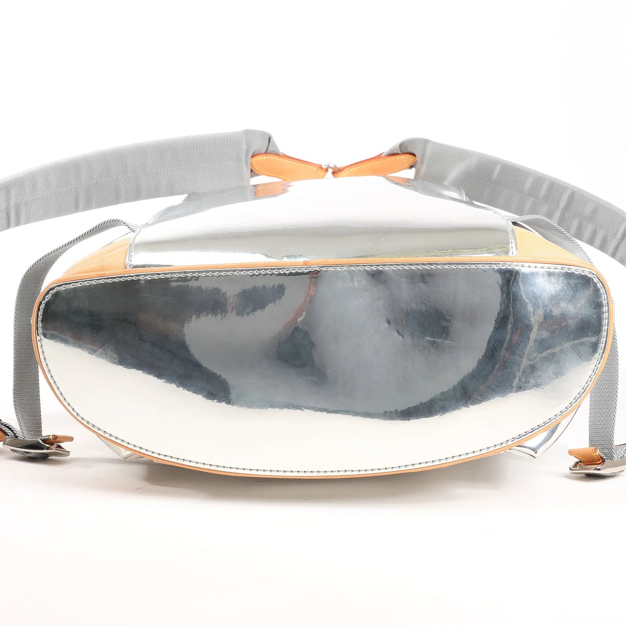 Louis Vuitton Louis Vuitton Monogram Mirror Christopher PM Backpack in Silver M58756 Zilver