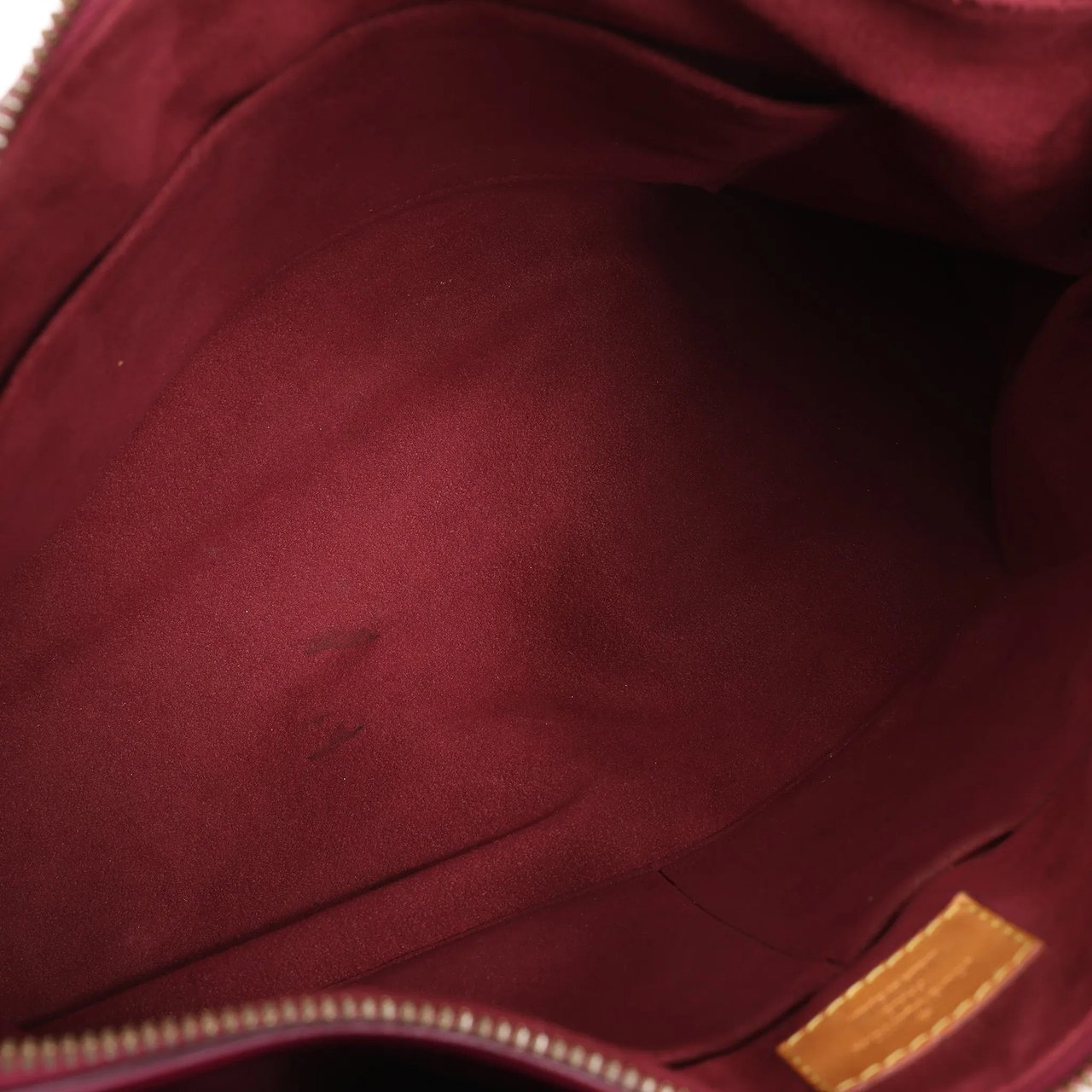 Louis Vuitton Louis Vuitton Monogram Pallas MM 2Way Handbag in Brown x Red M40906 Divers