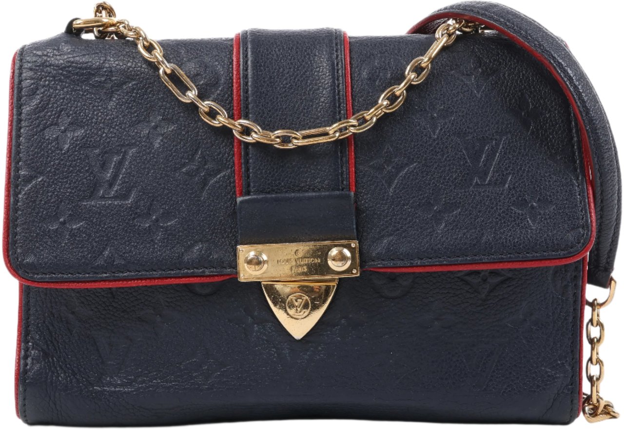 Louis Vuitton Louis Vuitton Monogram Empreinte Saint-Sulpice PM Shoulder Bag in Navy M43394 Navy