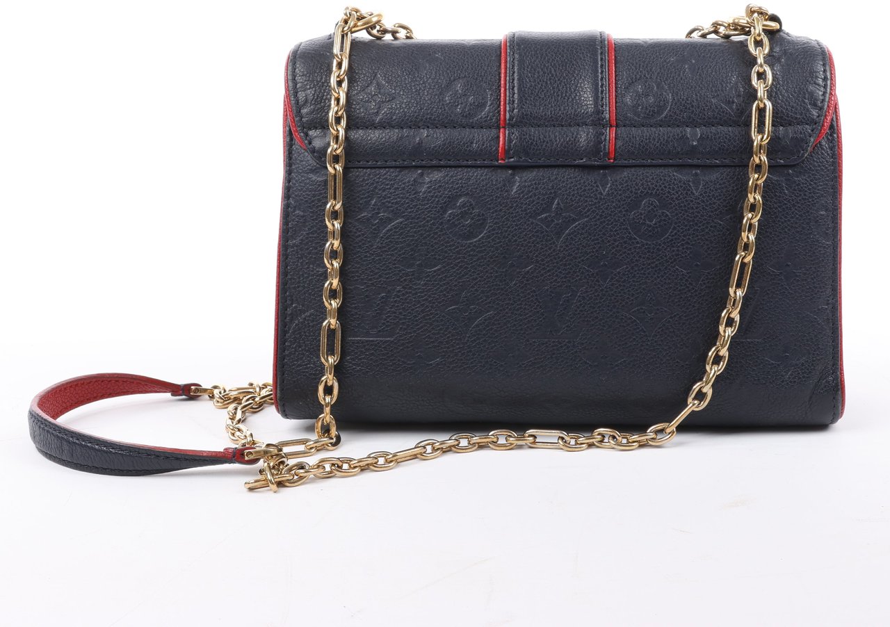 Louis Vuitton Louis Vuitton Monogram Empreinte Saint-Sulpice PM Shoulder Bag in Navy M43394 Navy