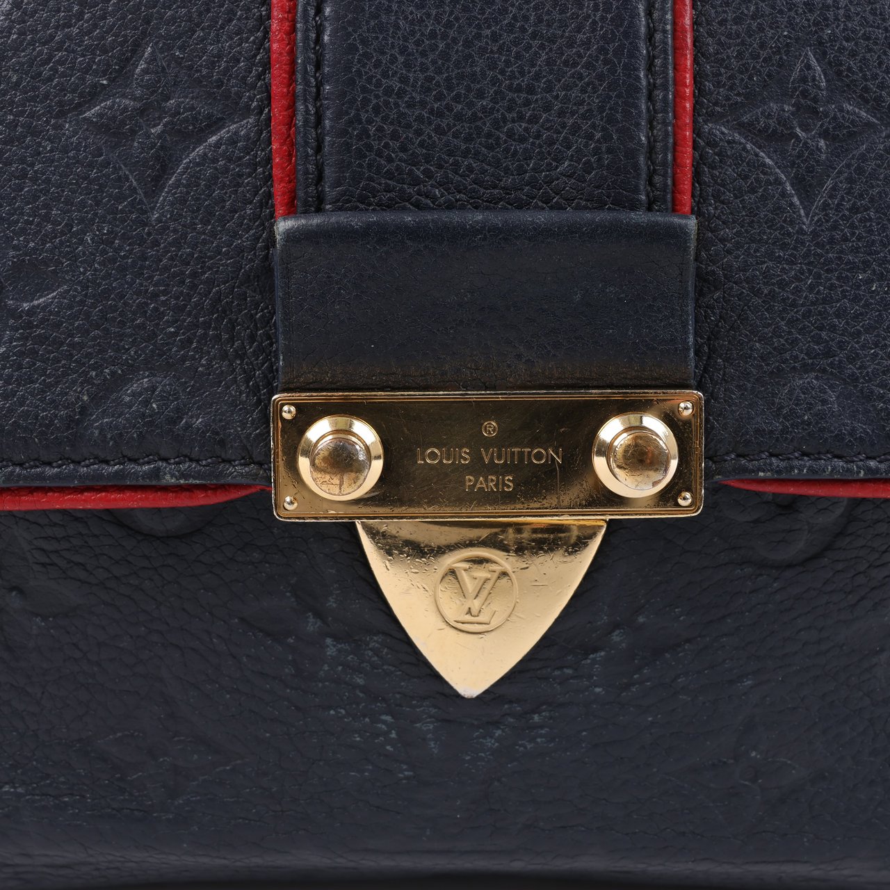 Louis Vuitton Louis Vuitton Monogram Empreinte Saint-Sulpice PM Shoulder Bag in Navy M43394 Navy