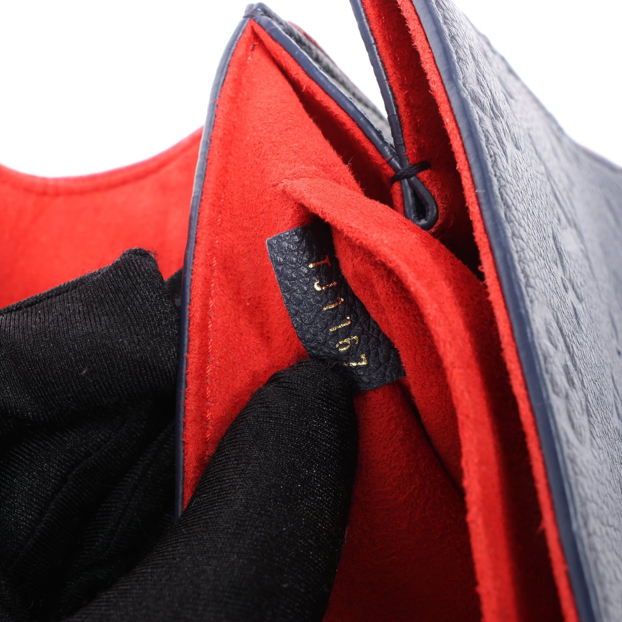 Louis Vuitton Louis Vuitton Monogram Empreinte Saint-Sulpice PM Shoulder Bag in Navy M43394 Navy