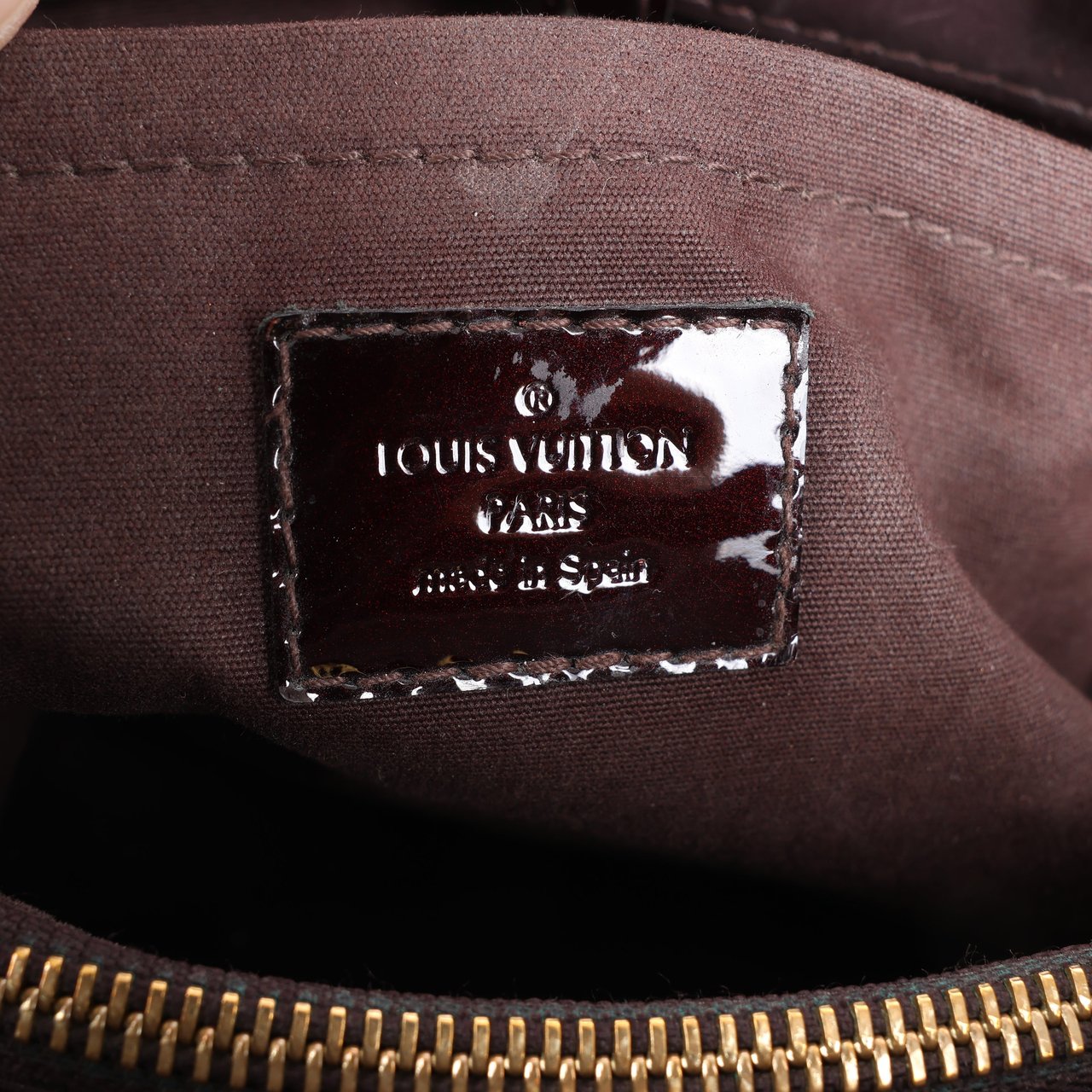 Louis Vuitton Louis Vuitton Vernis Montaigne BB 2Way Handbag in Amarante M50403 Maroon