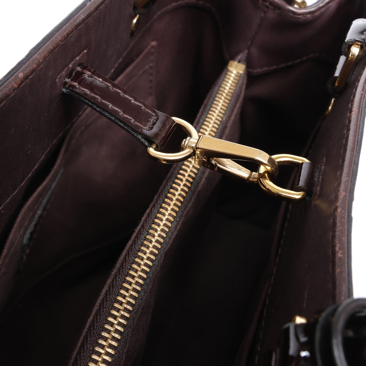 Louis Vuitton Louis Vuitton Vernis Montaigne BB 2Way Handbag in Amarante M50403 Maroon