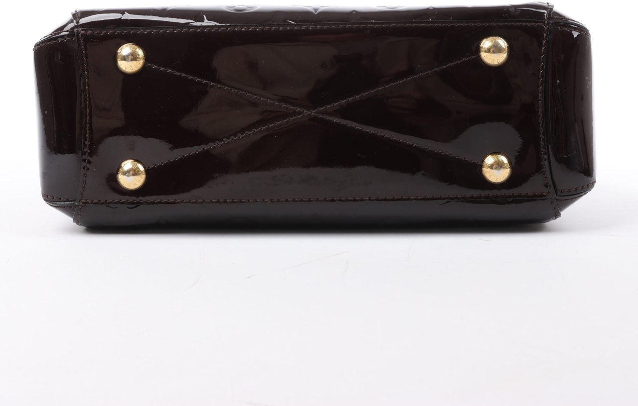 Louis Vuitton Louis Vuitton Vernis Montaigne BB 2Way Handbag in Amarante M50403 Maroon