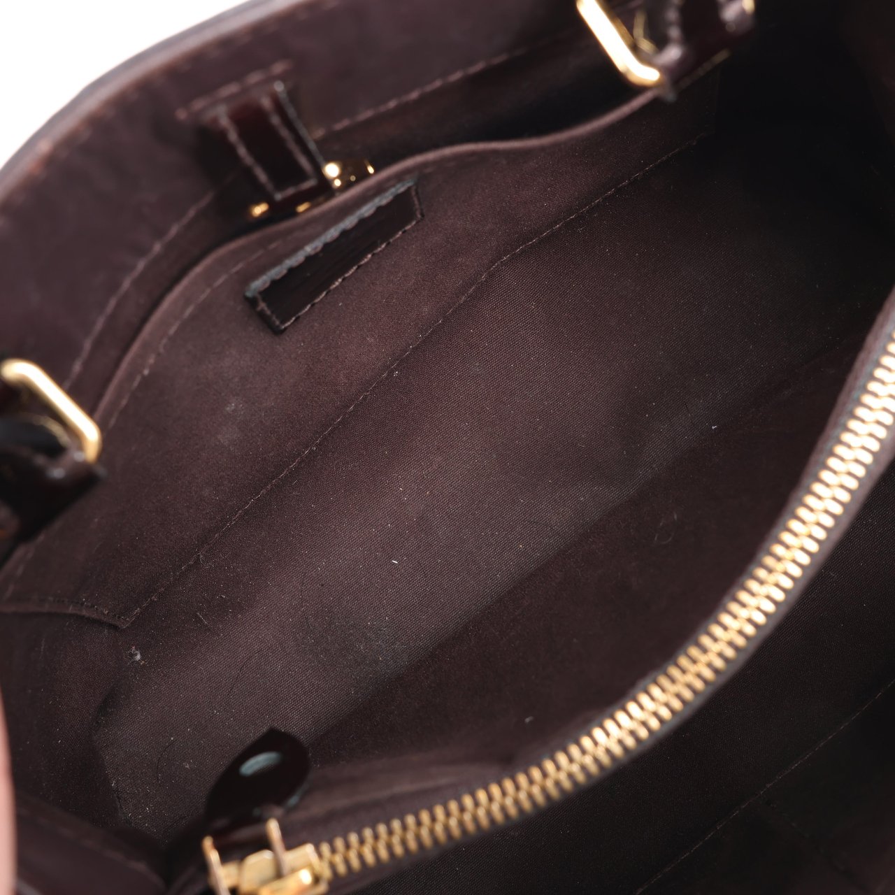 Louis Vuitton Louis Vuitton Vernis Montaigne BB 2Way Handbag in Amarante M50403 Maroon