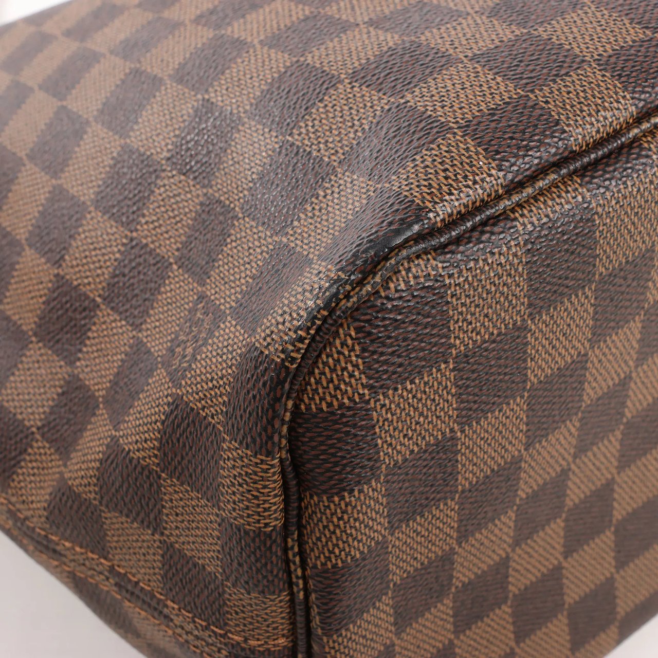 Louis Vuitton Louis Vuitton Damier Ebene Neverfull MM Shoulder Bag in Brown N51105 Bruin