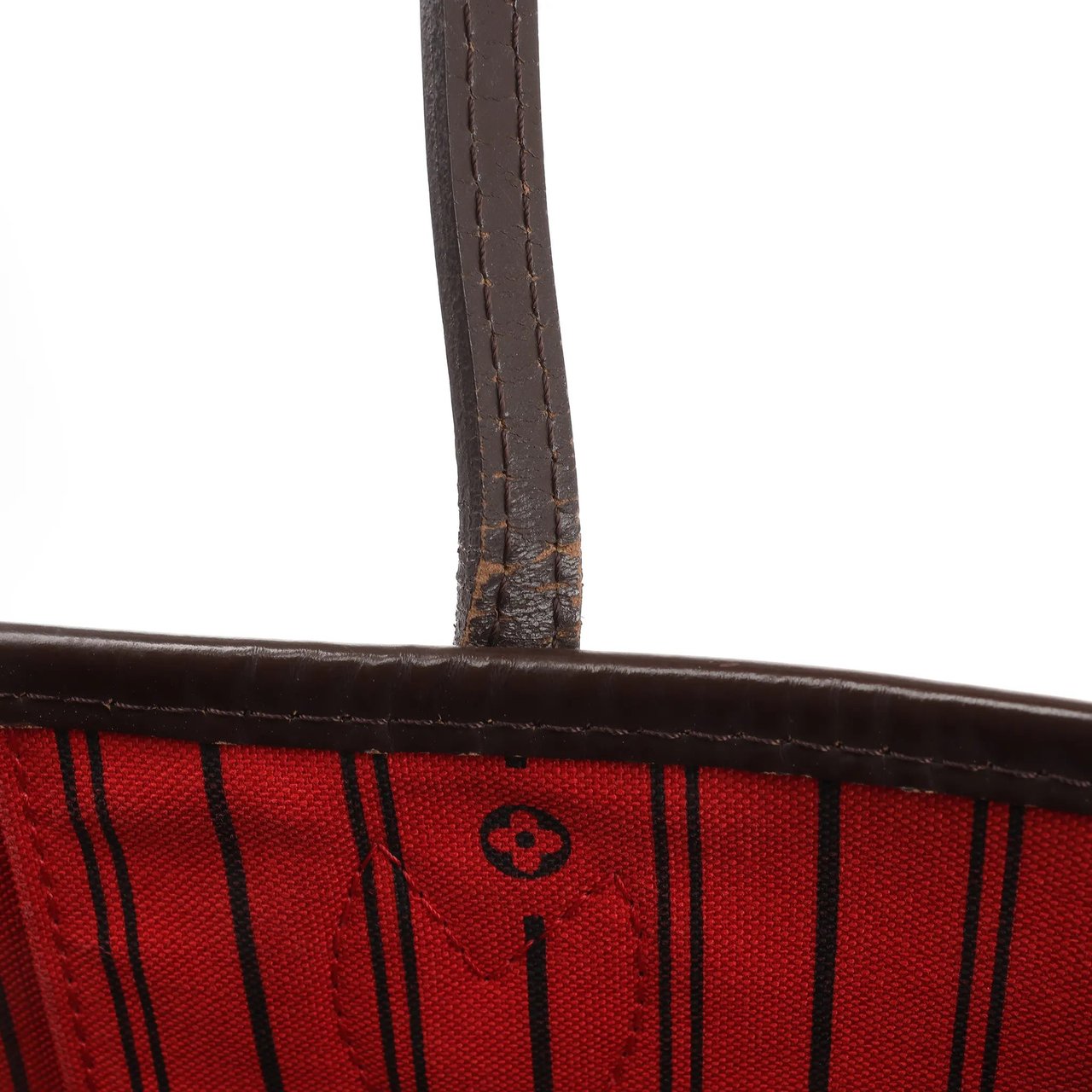 Louis Vuitton Louis Vuitton Damier Ebene Neverfull MM Shoulder Bag in Brown N51105 Bruin