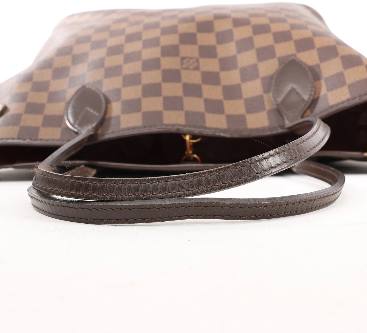 Louis Vuitton Louis Vuitton Damier Ebene Neverfull MM Shoulder Bag in Brown N51105 Bruin