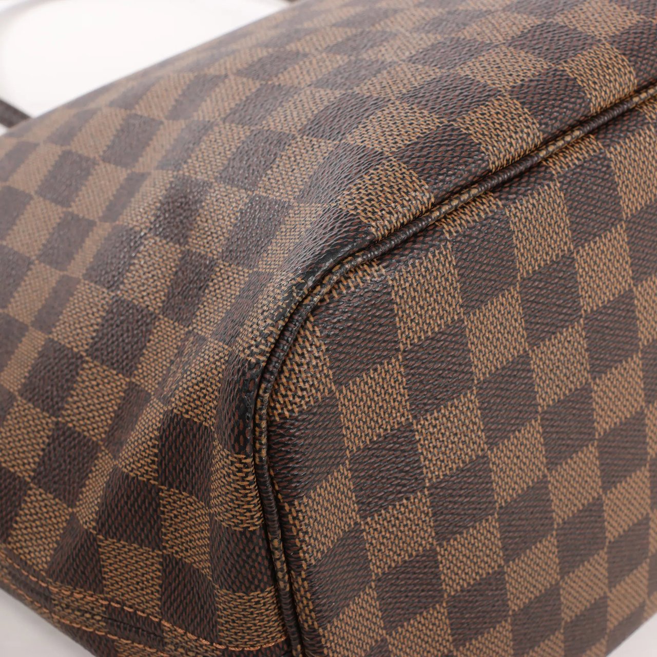 Louis Vuitton Louis Vuitton Damier Ebene Neverfull MM Shoulder Bag in Brown N51105 Bruin