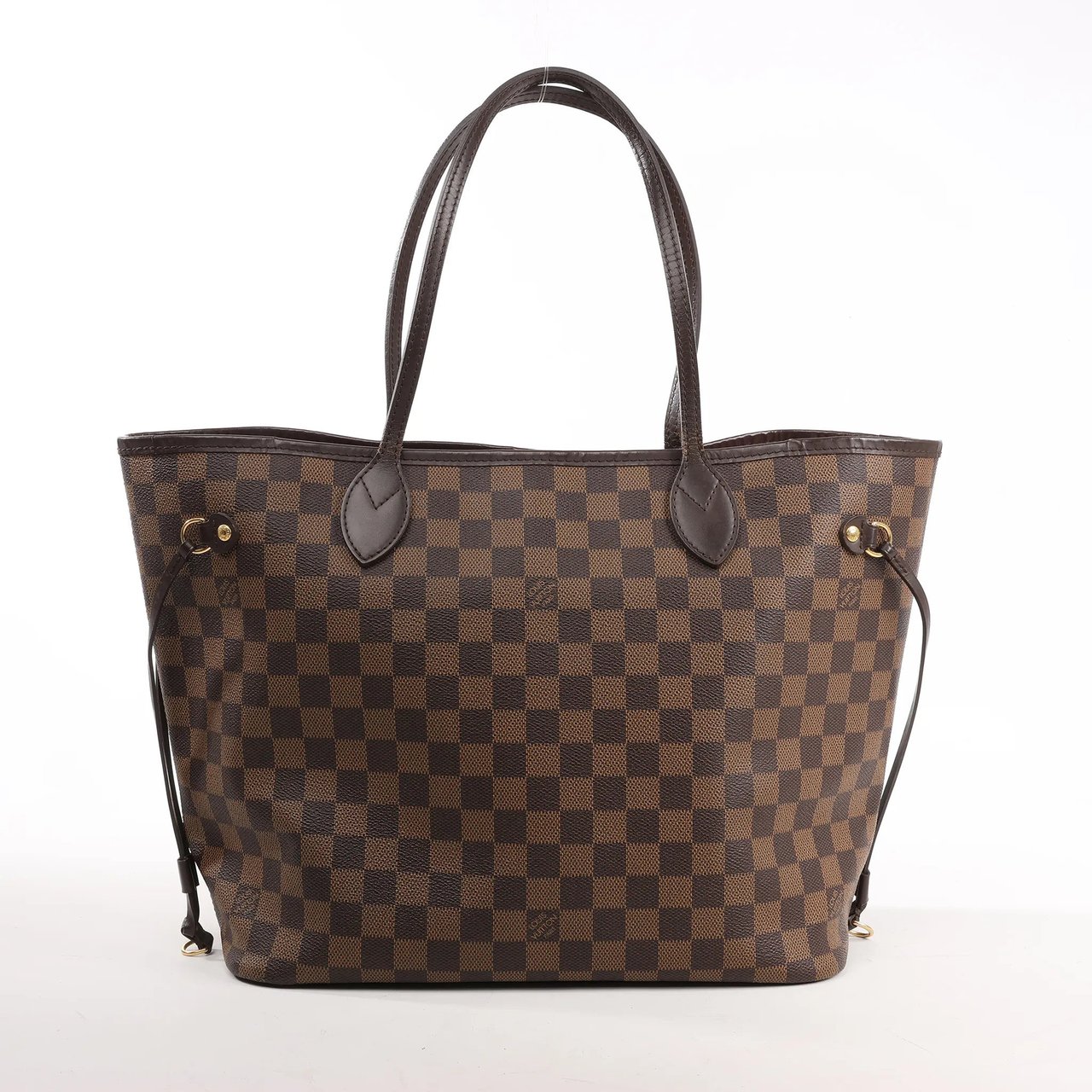Louis Vuitton Louis Vuitton Damier Ebene Neverfull MM Shoulder Bag in Brown N51105 Bruin