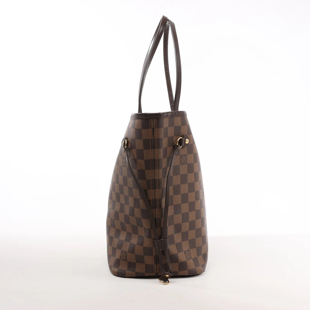 Louis Vuitton Louis Vuitton Damier Ebene Neverfull MM Shoulder Bag in Brown N51105 Bruin