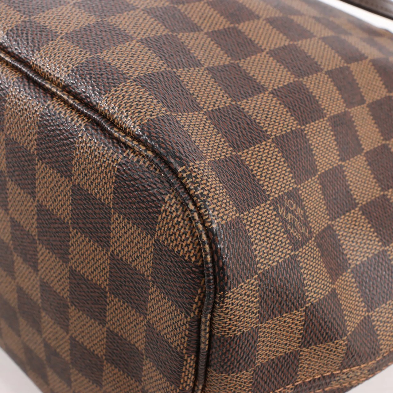 Louis Vuitton Louis Vuitton Damier Ebene Neverfull MM Shoulder Bag in Brown N51105 Bruin