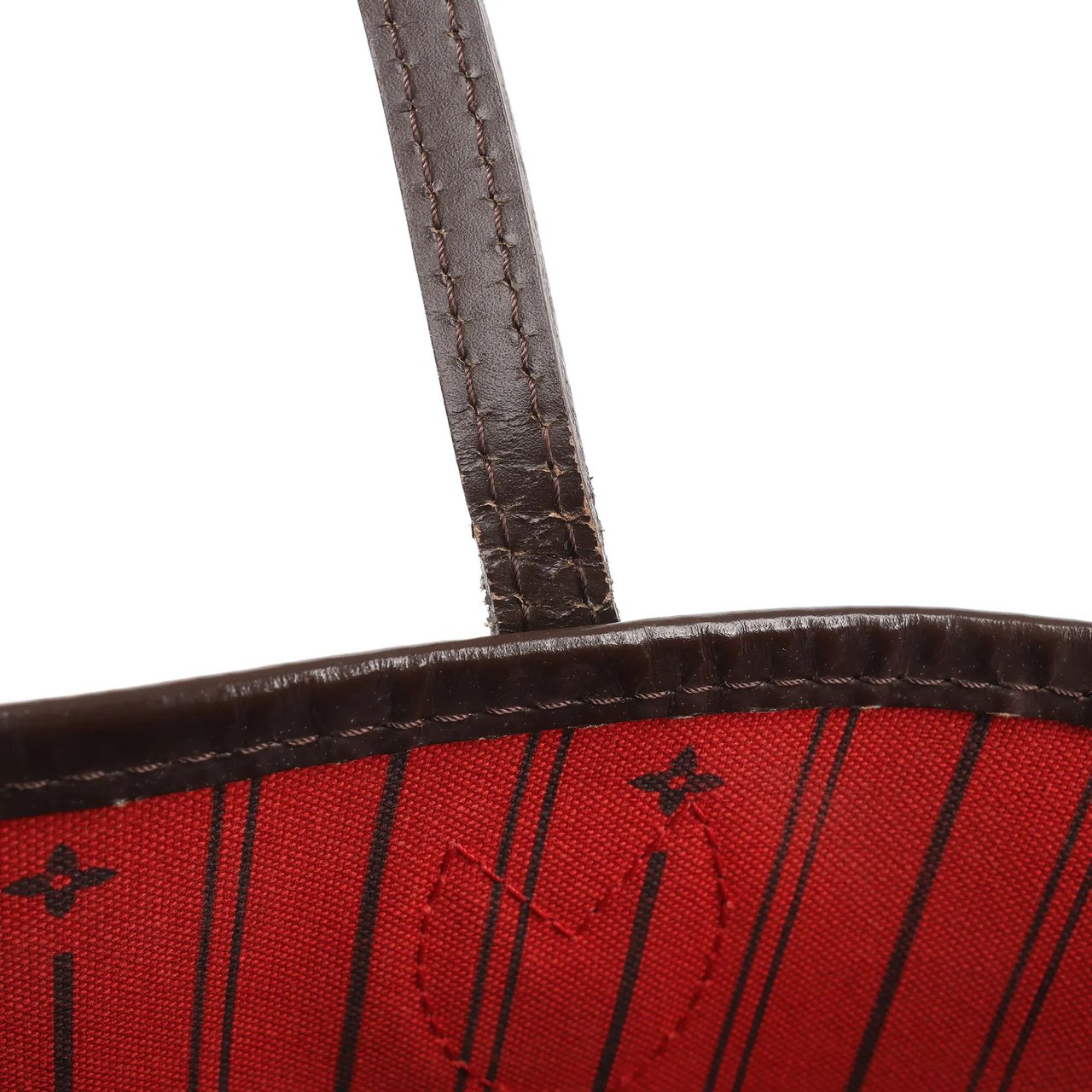 Louis Vuitton Louis Vuitton Damier Ebene Neverfull MM Shoulder Bag in Brown N51105 Bruin