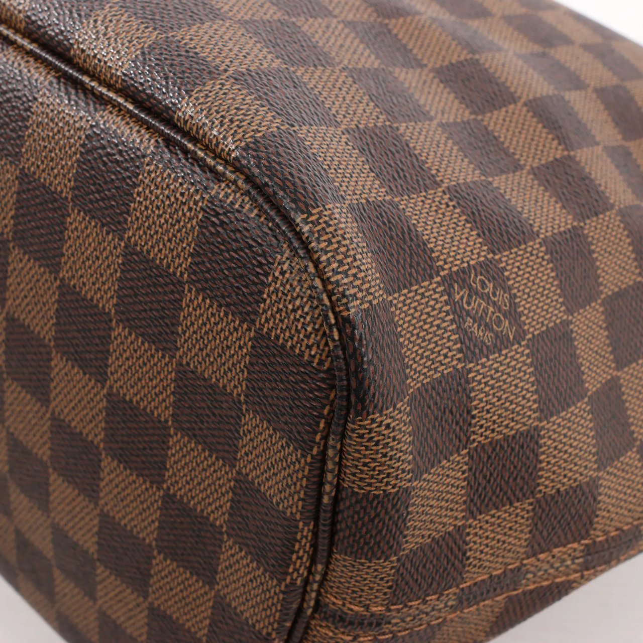 Louis Vuitton Louis Vuitton Damier Ebene Neverfull MM Shoulder Bag in Brown N51105 Bruin